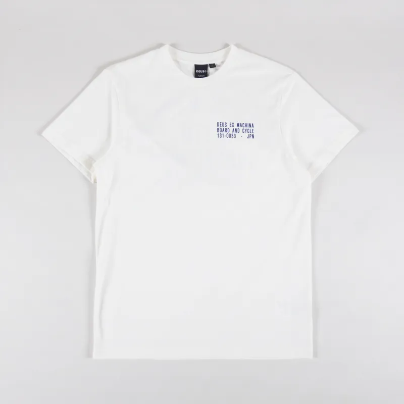 Deus Ex Machina Recoil T Shirt Vintage White-1