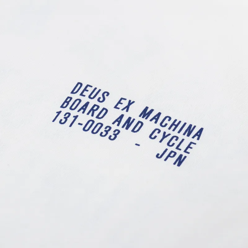 Deus Ex Machina Recoil T Shirt Vintage White-5