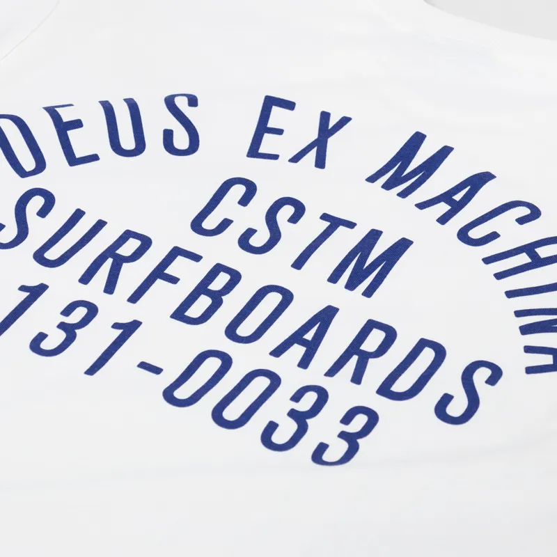 Deus Ex Machina Recoil T Shirt Vintage White-4