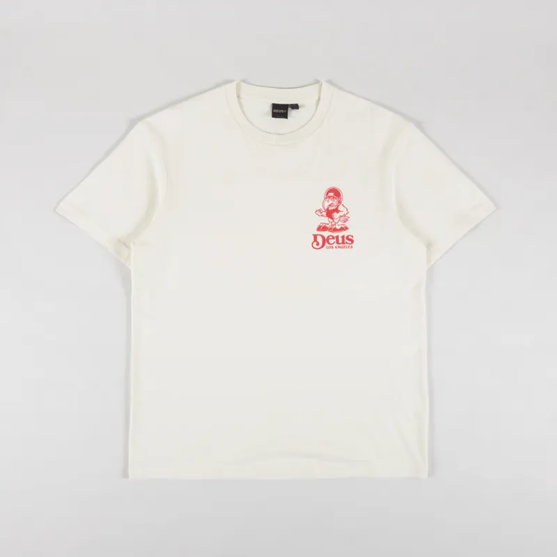 Deus Ex Machina Raptor T Shirt Dirty White-1