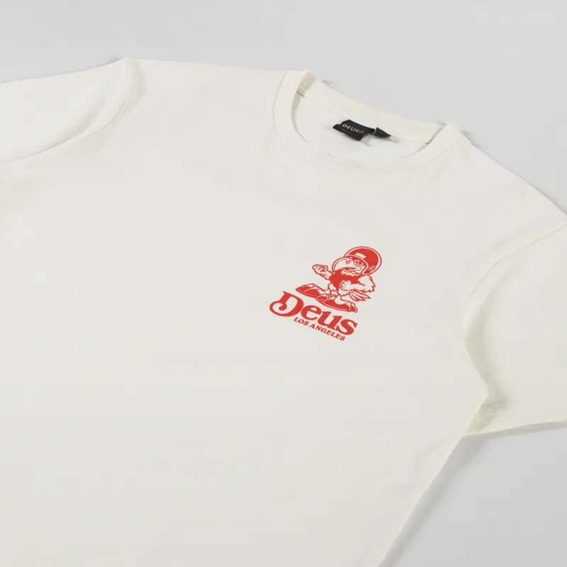 Deus Ex Machina Raptor T Shirt Dirty White-3