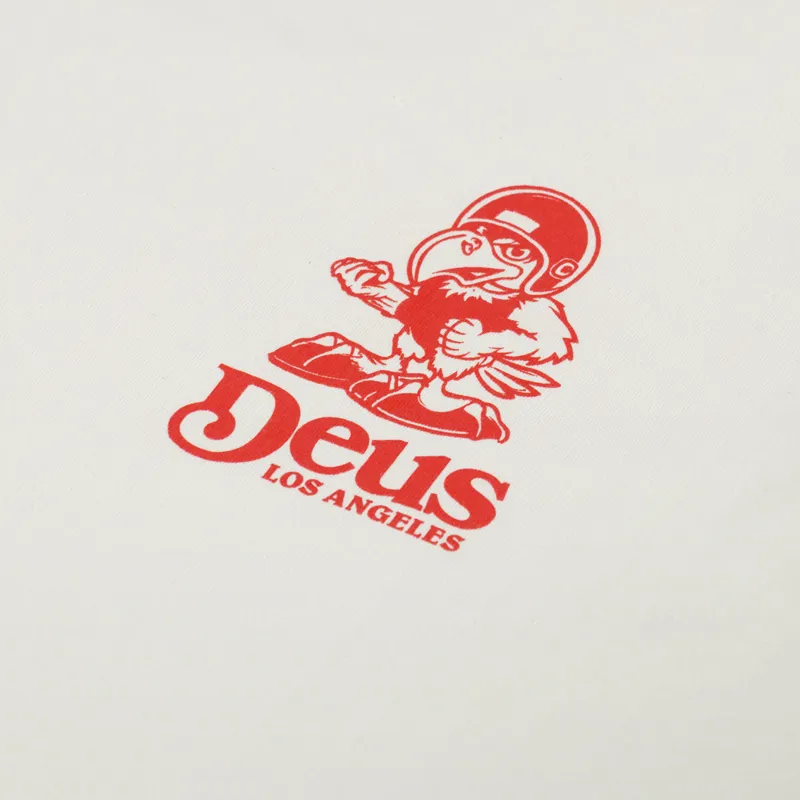 Deus Ex Machina Raptor T Shirt Dirty White-5