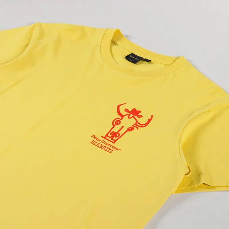 Deus Ex Machina Showdown T Shirt Super Lemon-3