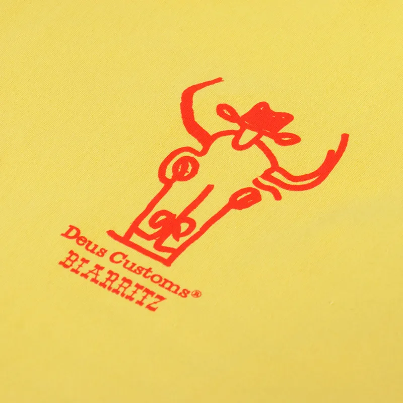 Deus Ex Machina Showdown T Shirt Super Lemon-5