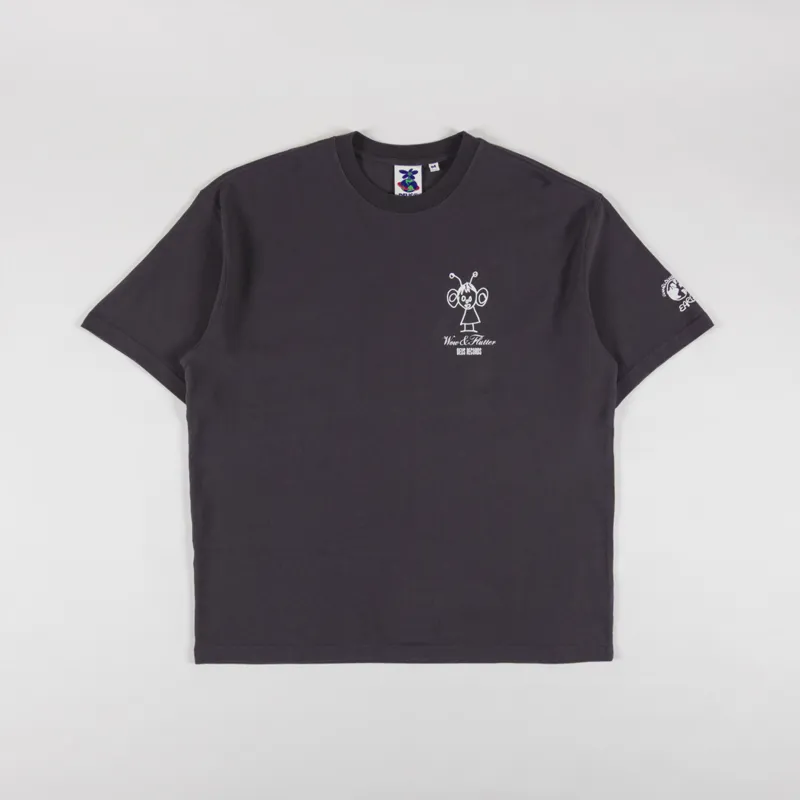 Deus Ex Machina Sensory Overload T Shirt Anthracite-1