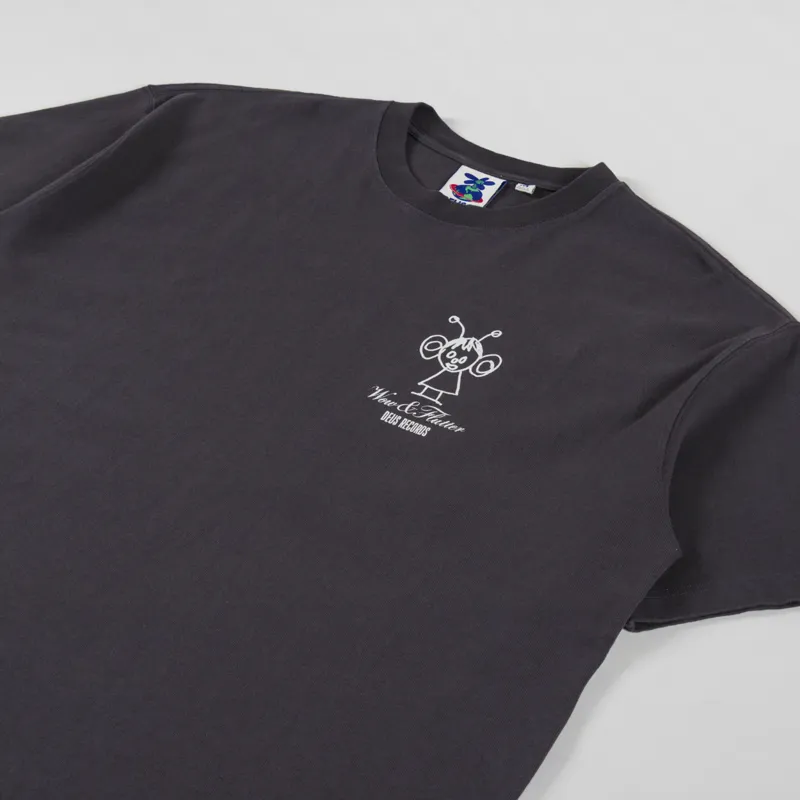 Deus Ex Machina Sensory Overload T Shirt Anthracite-3