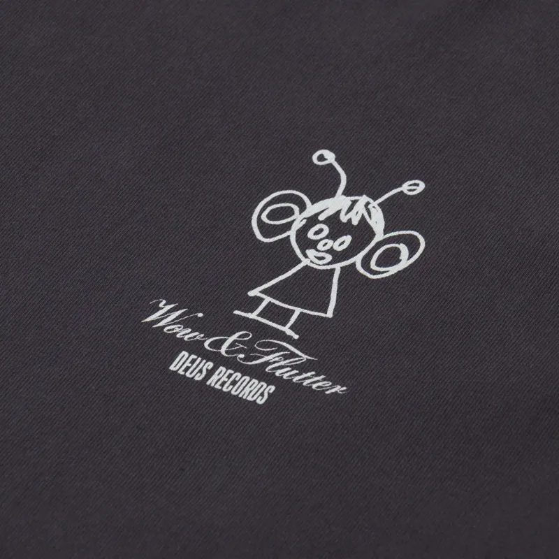 Deus Ex Machina Sensory Overload T Shirt Anthracite-5