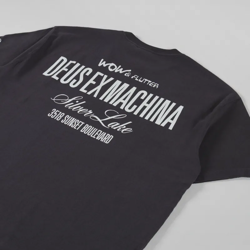 Deus Ex Machina Sensory Overload T Shirt Anthracite-2