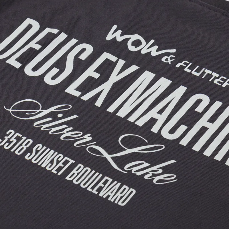 Deus Ex Machina Sensory Overload T Shirt Anthracite-4