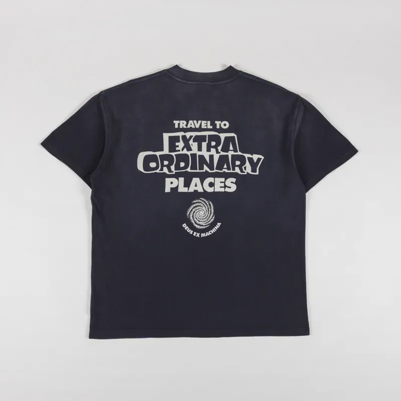 Deus Ex Machina Celestial Rod T Shirt Anthracite