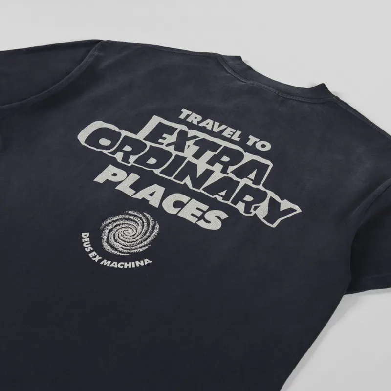 Deus Ex Machina Mens Celestial Rod T Shirt Tee Anthracite