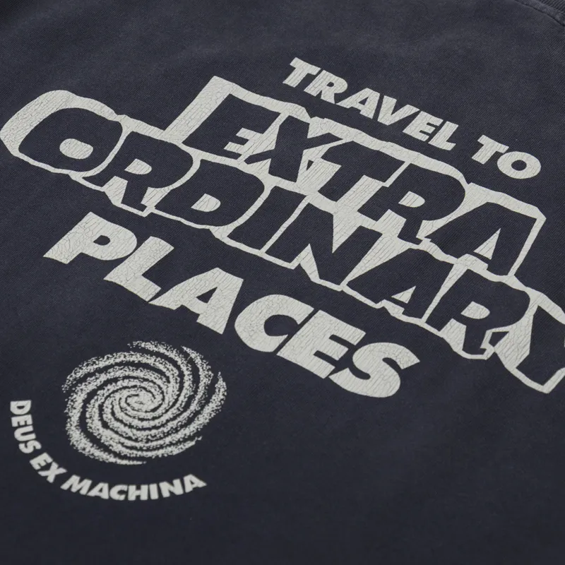 Deus Ex Machina Celestial Rod T Shirt Anthracite-5