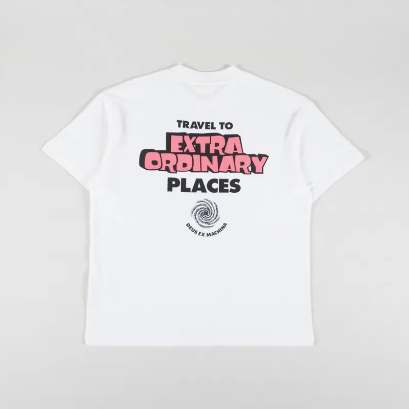 Deus Ex Machina Celestial Rod T Shirt Vintage White