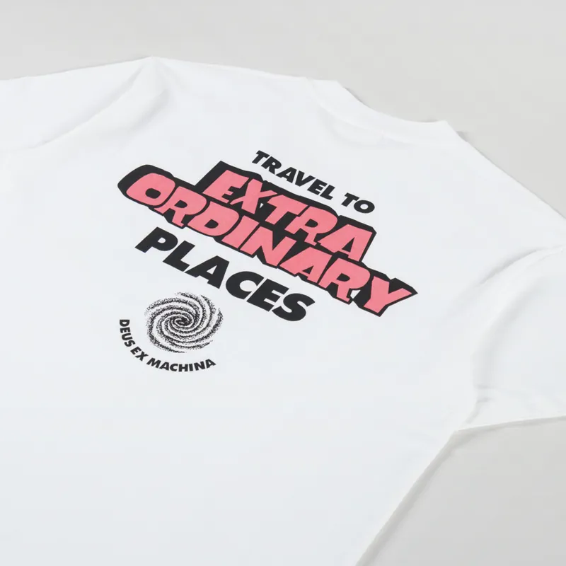 Deus Ex Machina Celestial Rod T Shirt Vintage White-2