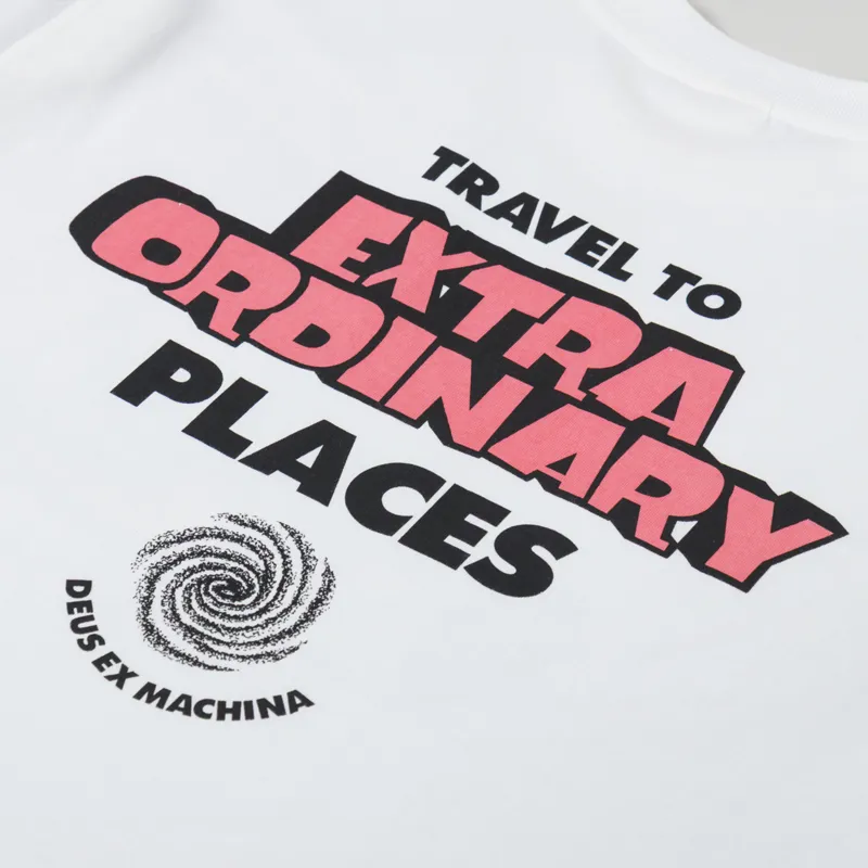 Deus Ex Machina Celestial Rod T Shirt Vintage White-4