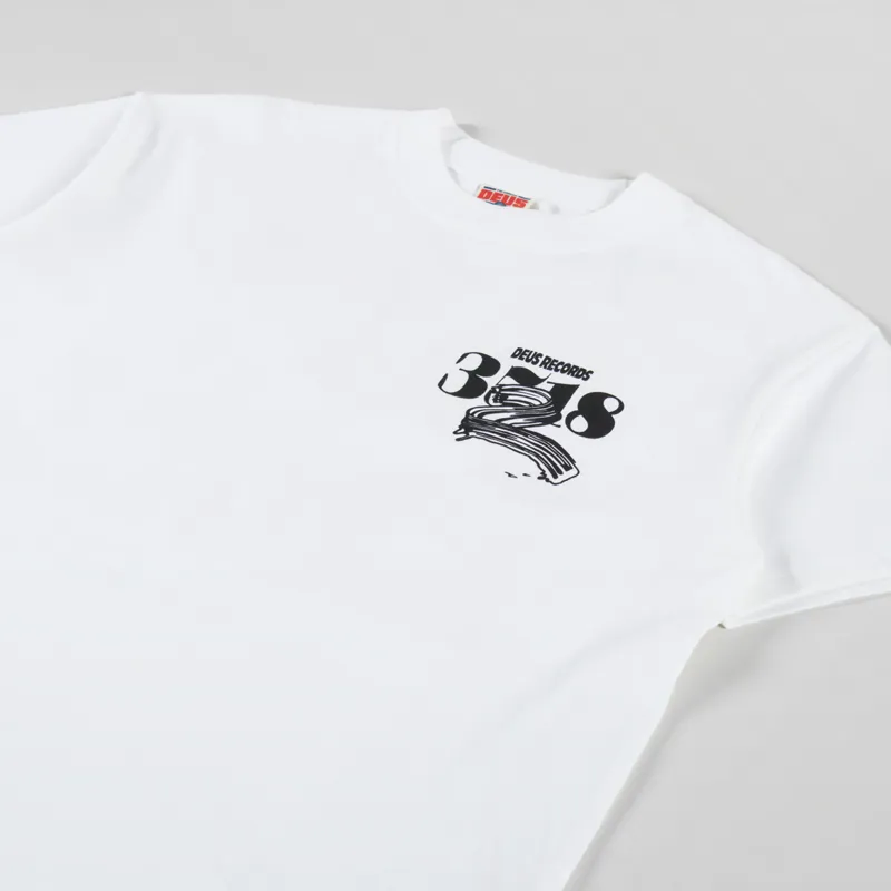 Deus Ex Machina Zounds T Shirt Vintage White-3