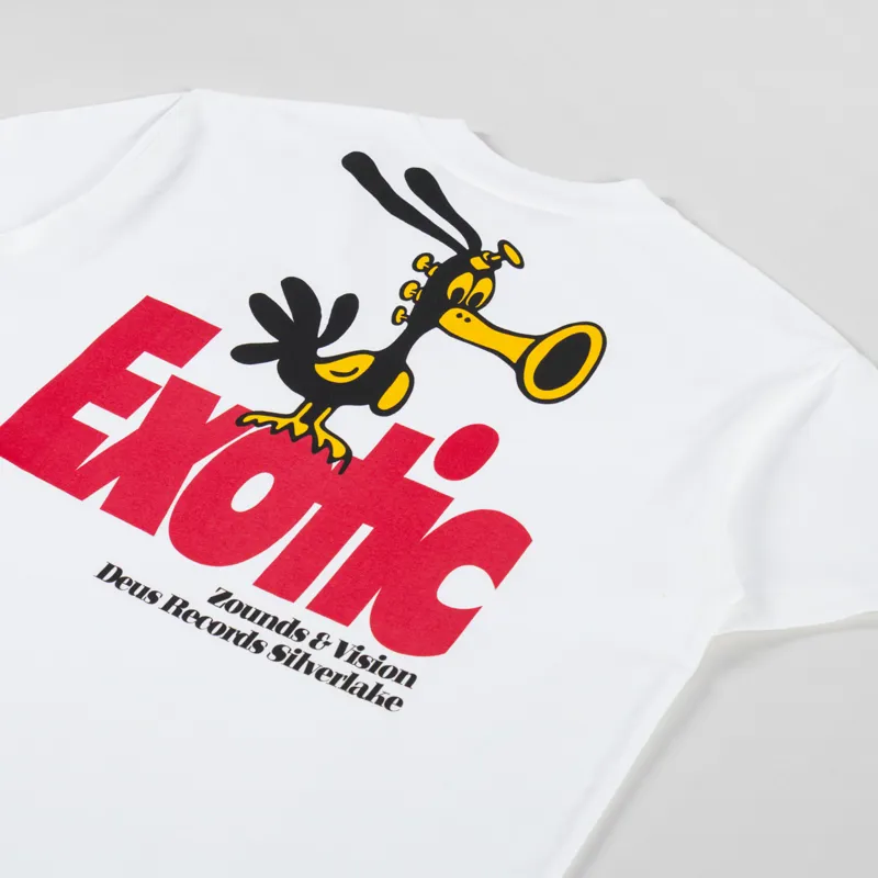 Deus Ex Machina Zounds T Shirt Vintage White-2