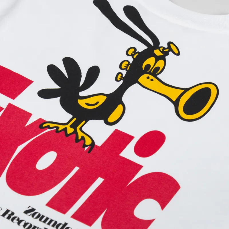 Deus Ex Machina Zounds T Shirt Vintage White-4