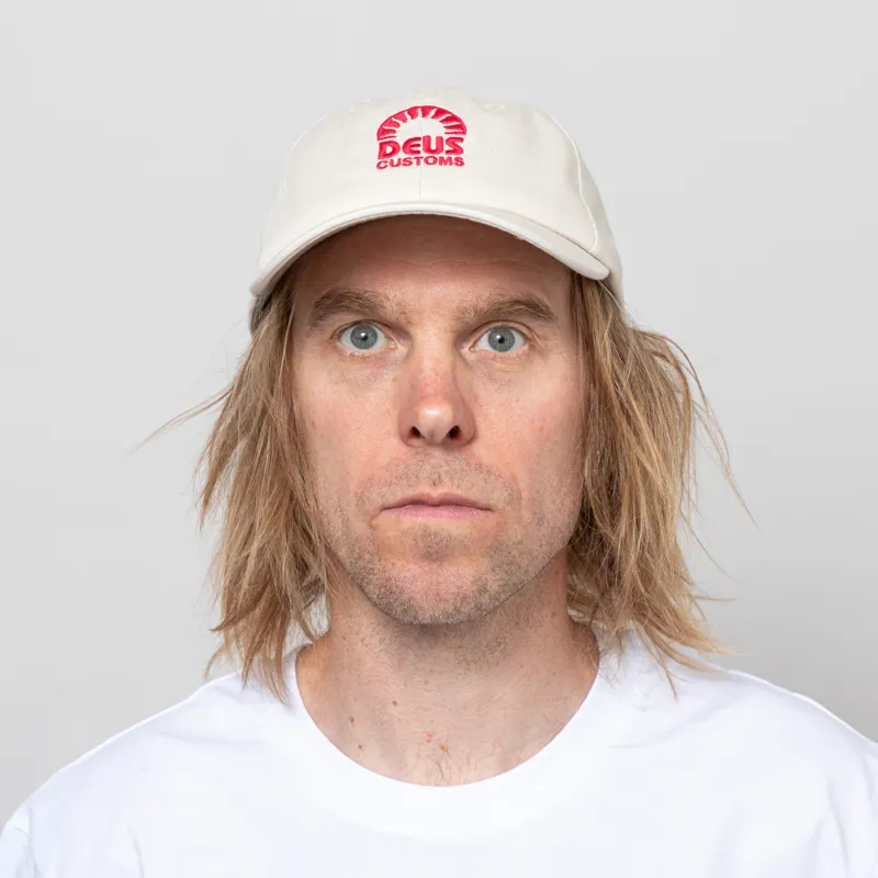 Deus Ex Machina Melodies Dad Cap Vintage White-1