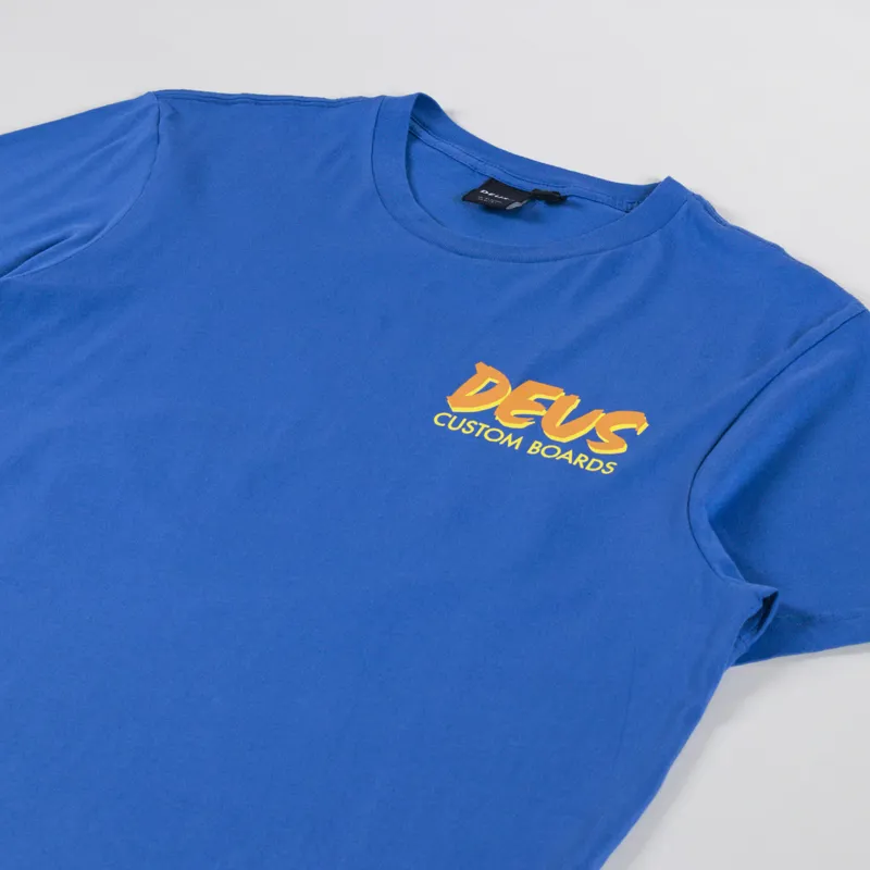 Deus Ex Machina Gonz T Shirt Bright Cobalt-3