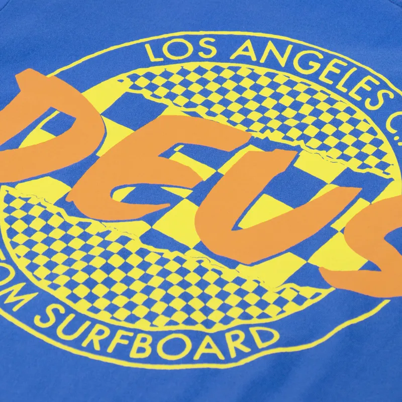 Deus Ex Machina Gonz T Shirt Bright Cobalt-4