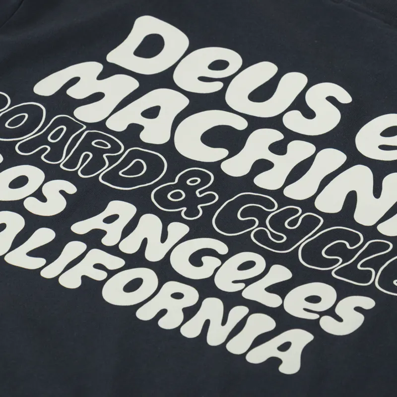 Deus Ex Machina Squeak T Shirt Anthracite-4