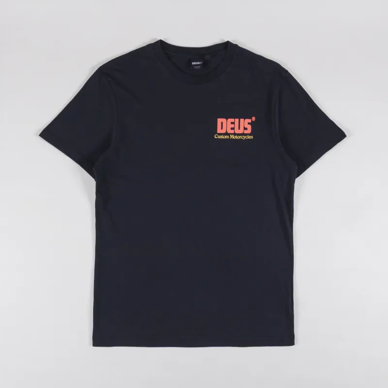 Deus Ex Machina Drop Down T Shirt Black-1