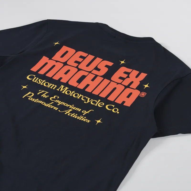 Deus Ex Machina Drop Down T Shirt Black-2
