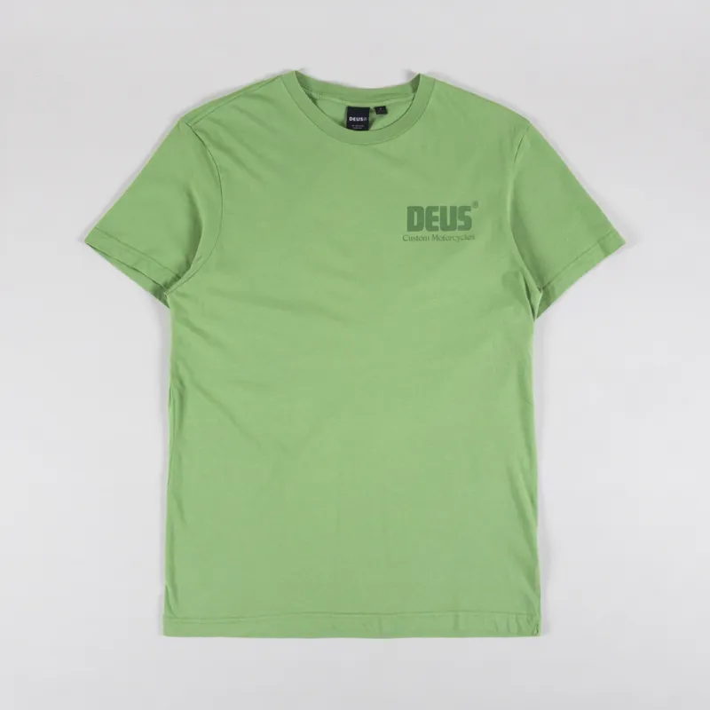 Deus Ex Machina Drop Down T Shirt Tendril Green-1