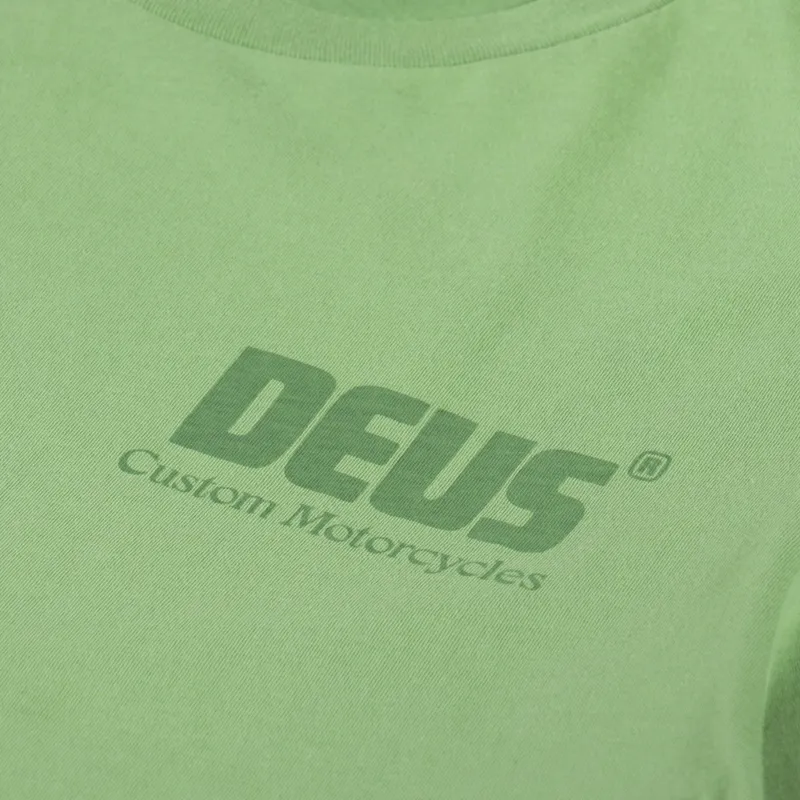 Deus Ex Machina Drop Down T Shirt Tendril Green-5