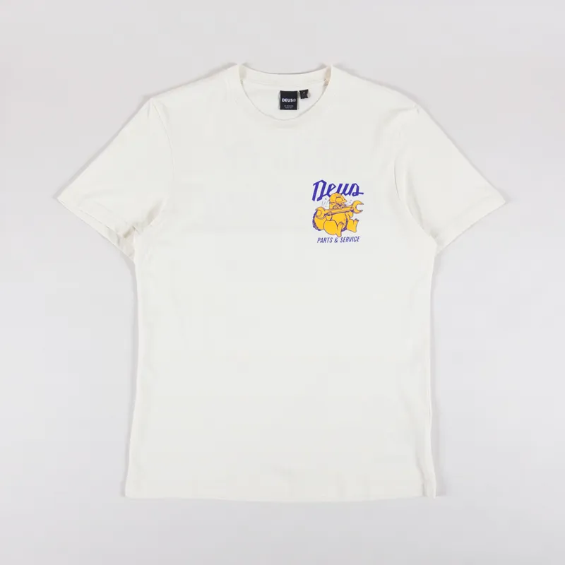 Deus Ex Machina Overbite T Shirt Dirty White-1