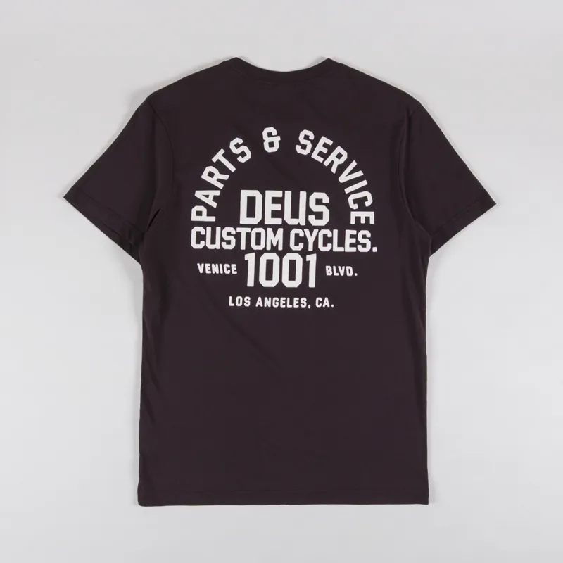 Deus Ex Machina Troop T Shirt Choc Plum