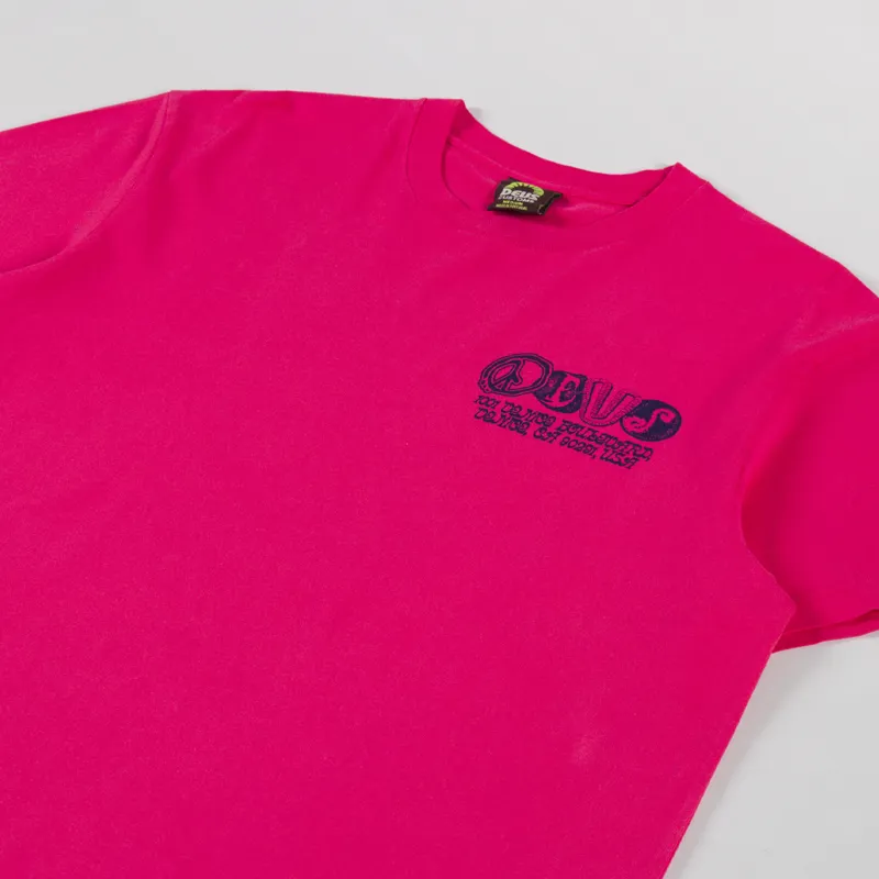 Deus Ex Machina Labyrinth T Shirt Raspberry-3