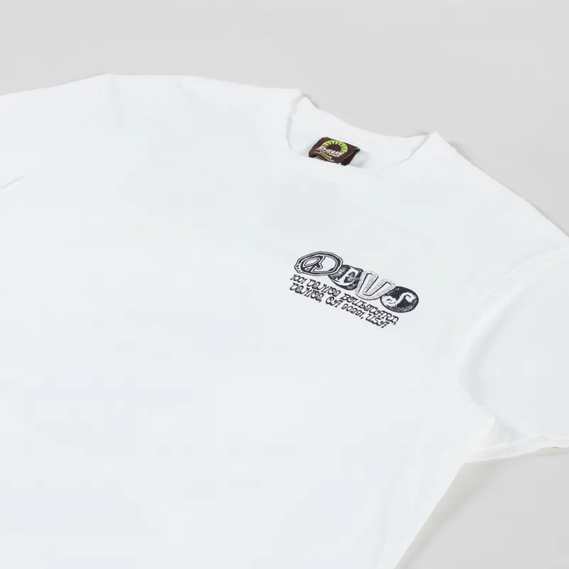 Deus Ex Machina Labyrinth T Shirt Vintage White-3