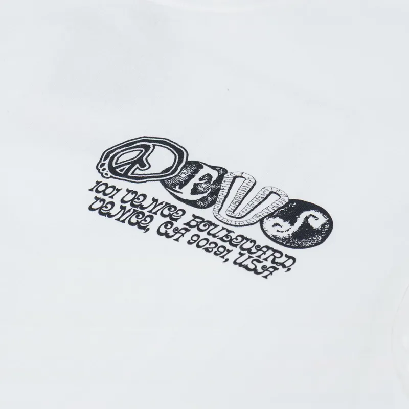 Deus Ex Machina Labyrinth T Shirt Vintage White-5