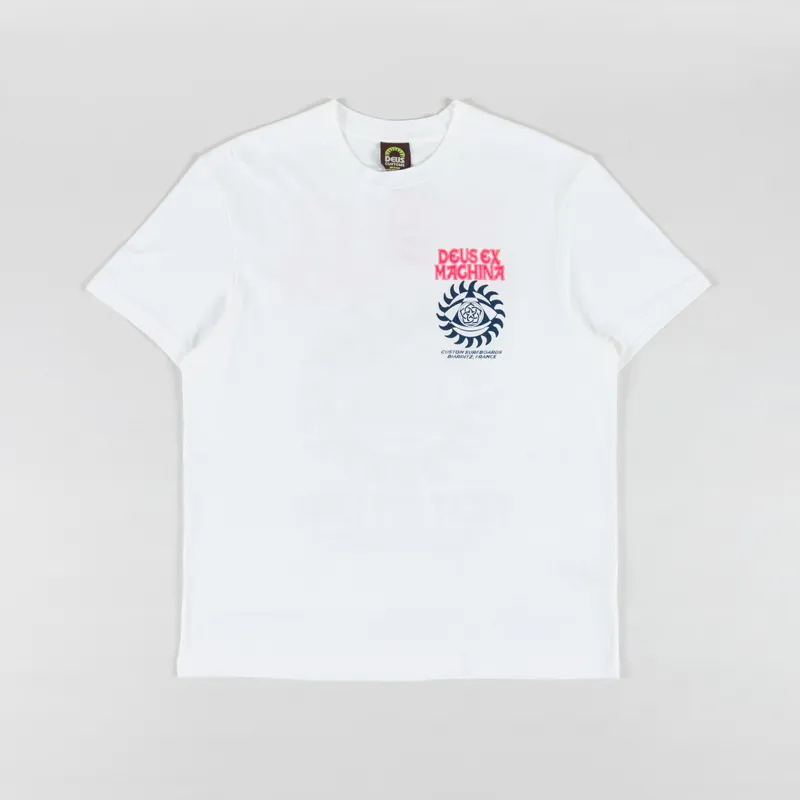 Deus Ex Machina Crank T Shirt Vintage White-1
