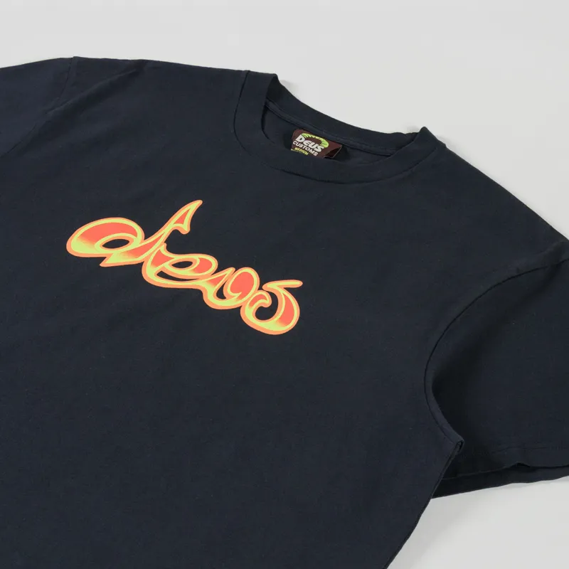 Deus Ex Machina Four Seasons T Shirt Anthracite-1