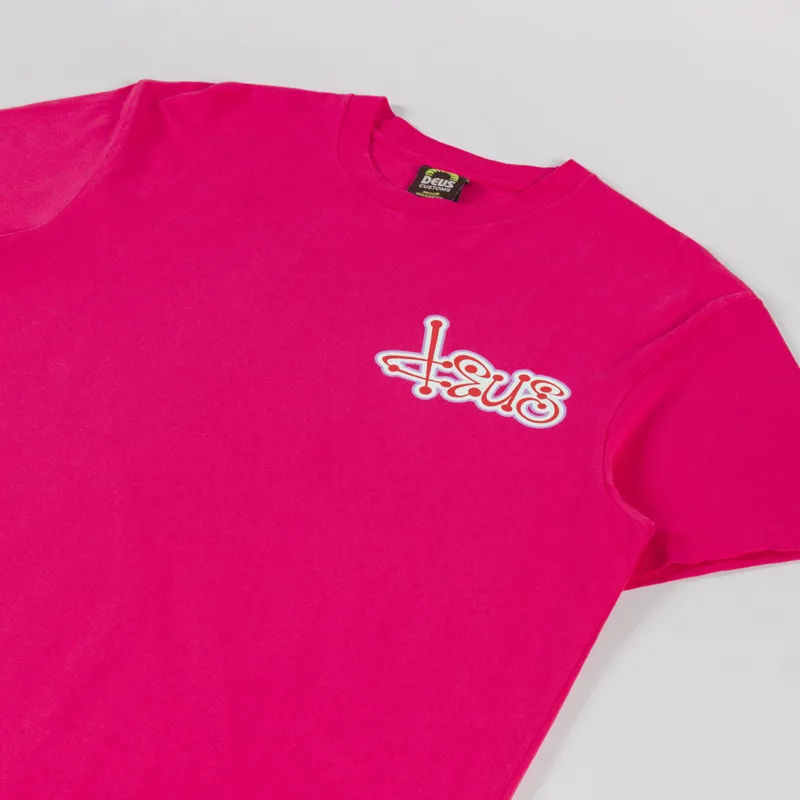 Deus Ex Machina Sentient T Shirt Raspberry-3