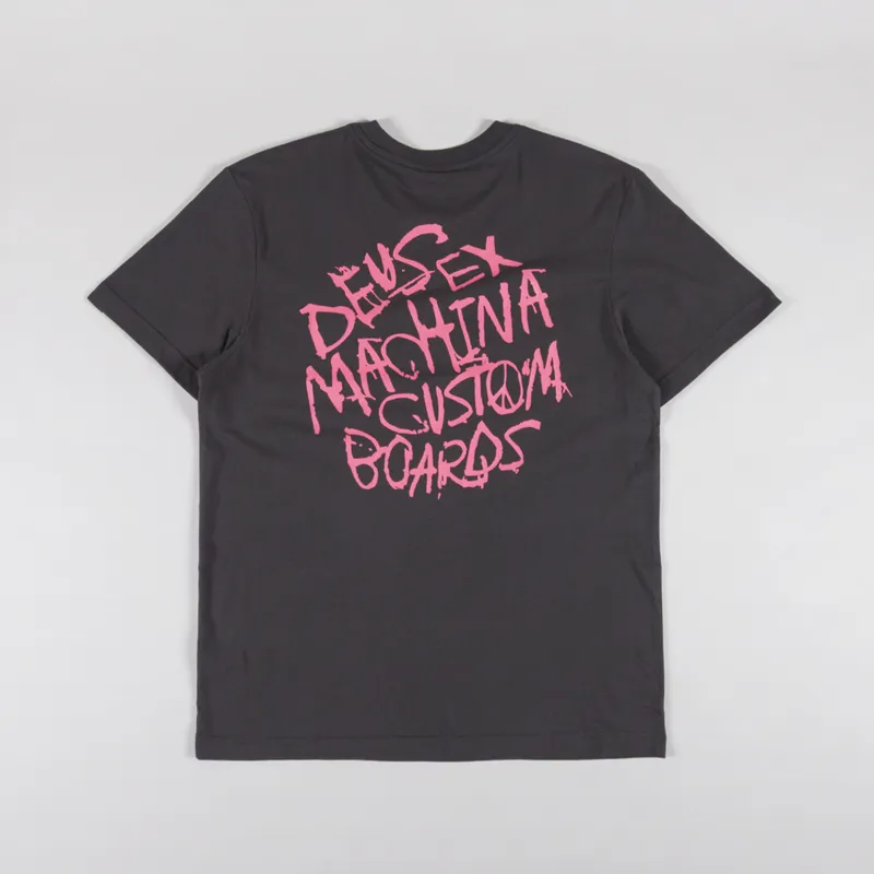 Deus Ex Machina Scrambler T Shirt Anthracite