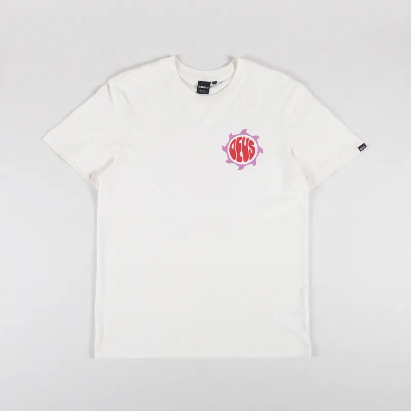 Deus Ex Machina Non Stop Motion T Shirt Vintage White-1