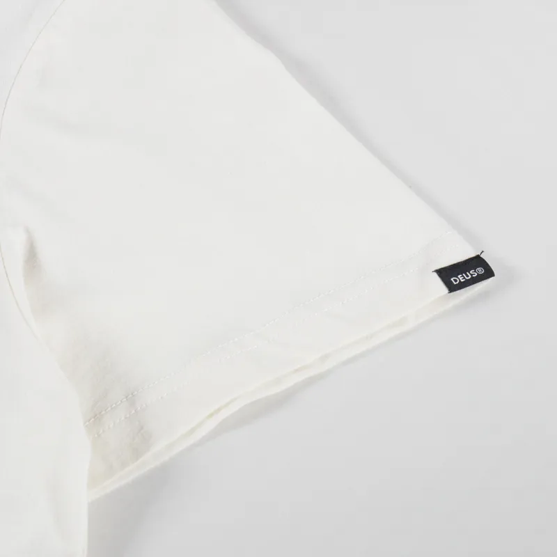 Deus Ex Machina Non Stop Motion T Shirt Vintage White-5