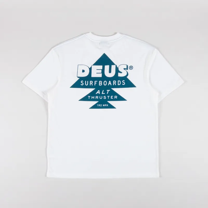 Deus Ex Machina Thruster T Shirt Vintage White