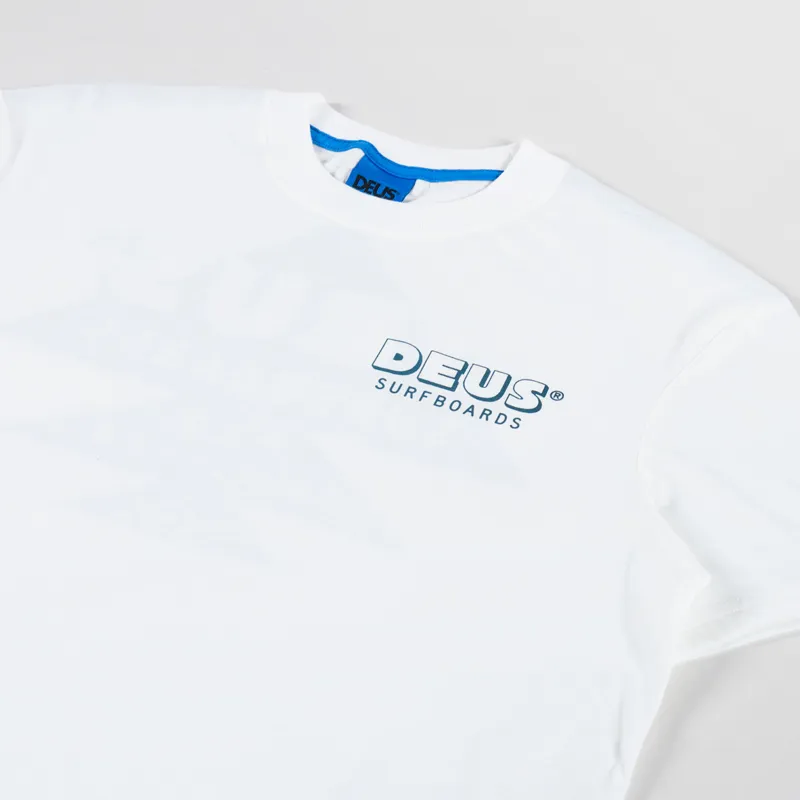 Deus Ex Machina Thruster T Shirt Vintage White-3