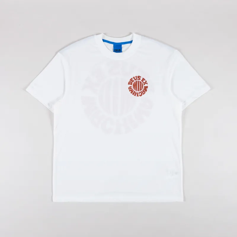 Deus Ex Machina Middie T Shirt Vintage White-1