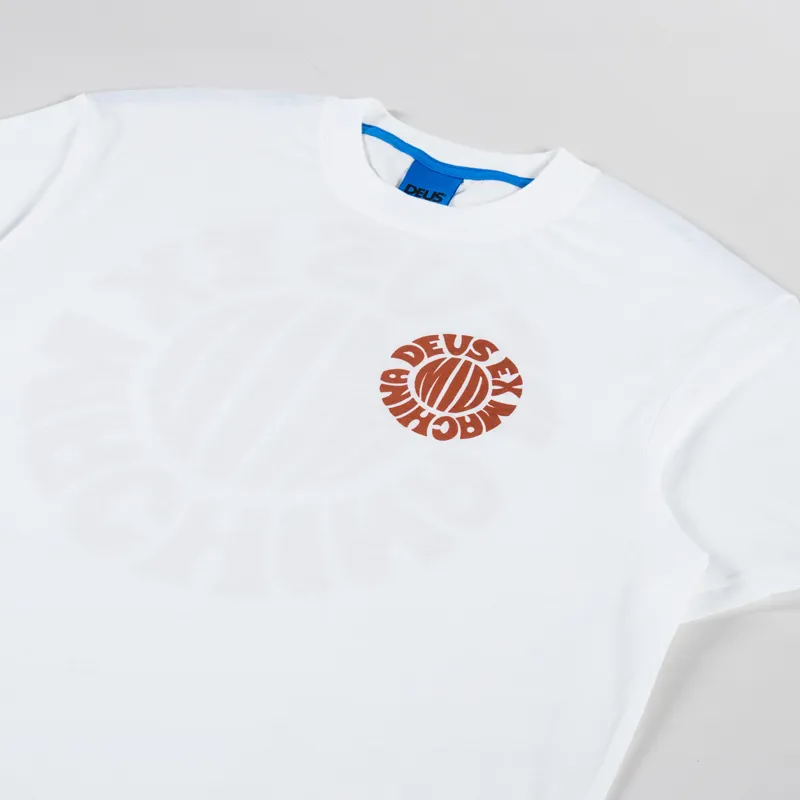 Deus Ex Machina Middie T Shirt Vintage White-3