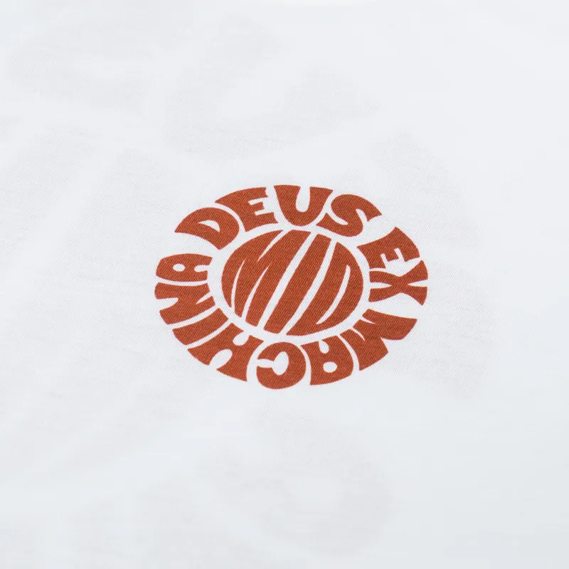 Deus Ex Machina Middie T Shirt Vintage White-5