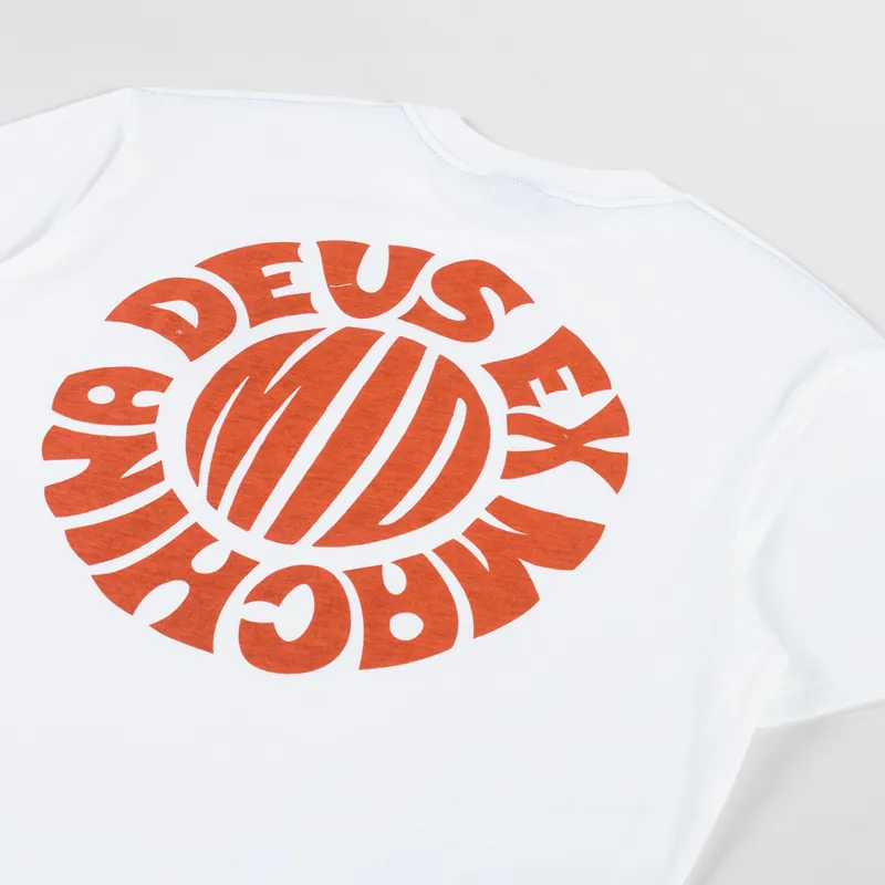 Deus Ex Machina Middie T Shirt Vintage White-2