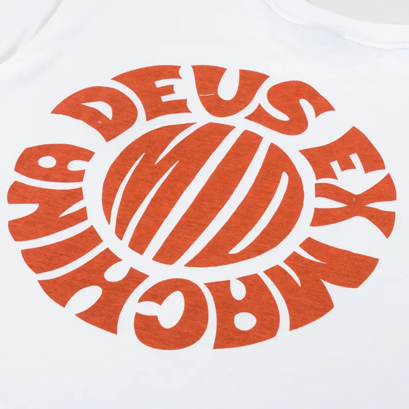Deus Ex Machina Middie T Shirt Vintage White-4