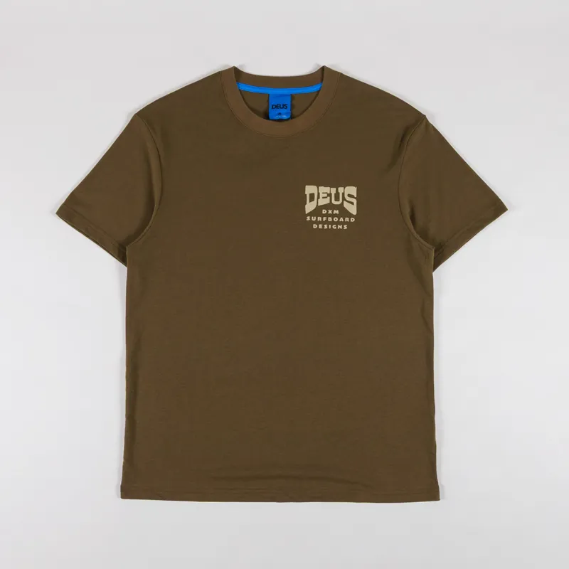 Deus Ex Machina Stinger T Shirt Dark Olive-1