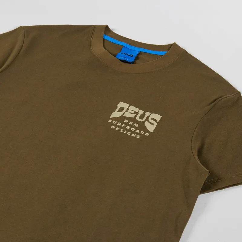Deus Ex Machina Stinger T Shirt Dark Olive-3